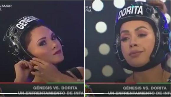 Dorita Orbegoso y Génesis Tapia tiene tenso momento durante juego (VIDEO)