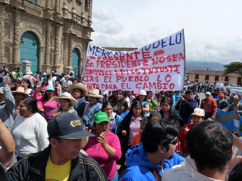 Obispo de Cajamarca a protestantes: Sigan el ejemplo de Apurímac y Madre de Dios