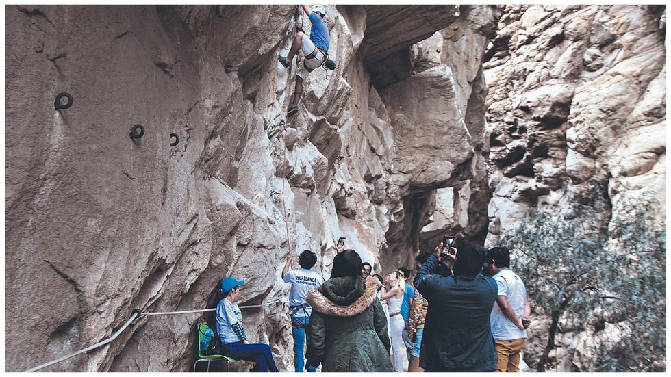 Descubre el deporte  de aventura en Huallanca (FOTOS) 