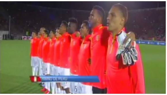 Perú vs. Chile: hinchas chilenos pifiaron el himno nacional (VIDEO)