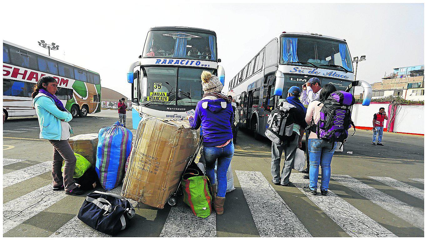​Pasajes de Lima-Huancayo  se ofertan a pasajeros a 8 soles