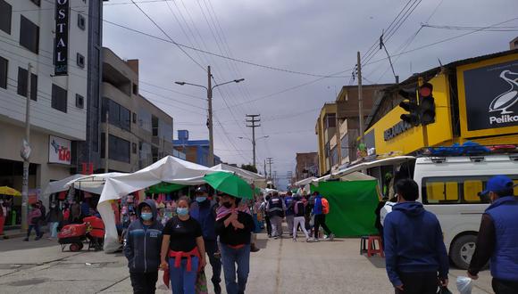 Feria dominical de Huancayo en pandemia    Foto: Luis Quispe/photoGEC@