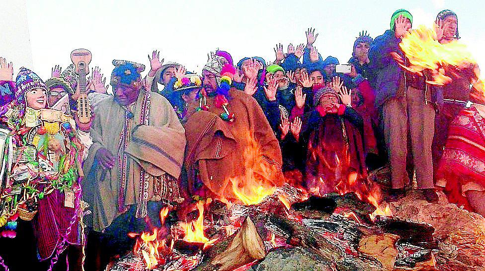 Inician los preparativos para el Año Nuevo Andino