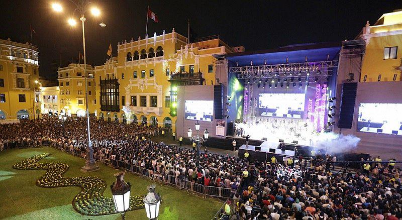 Una enorme fiesta por el 484 aniversario de Lima 