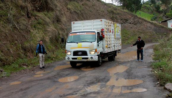 Autoridades piden mejorar la carretera que une Agallpampa-Julcán 