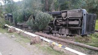 Cuatro pasajeros fallecen y 23 heridos deja accidente del ómnibus de la empresa Megabus, en Huancavelica 