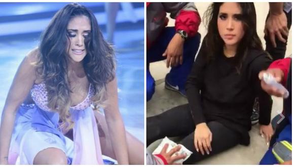 "Reyes del Show": Melissa Paredes sufrió aparatosa caída antes de su presentación (VIDEO)
