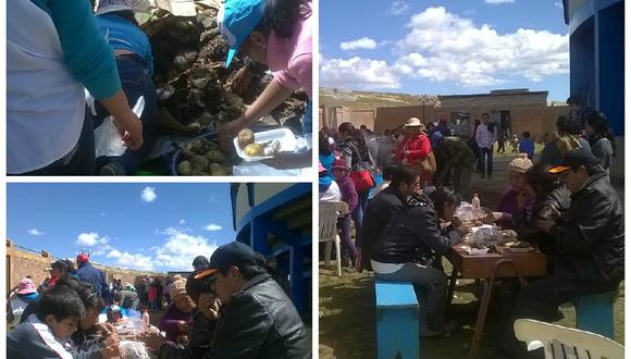 2 mil personas disfrutaron de la  pachamanca más alta del Perú