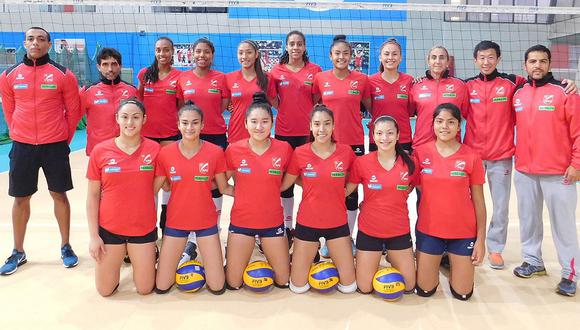 ​Selección peruana de vóley sub 18 clasificó al Mundial tras derrotar a Brasil