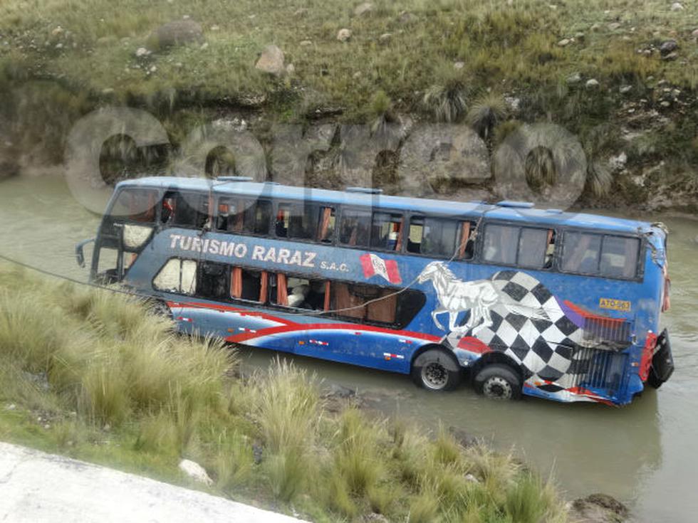 La Oroya: 47 heridos deja despiste y volcadura de bus  