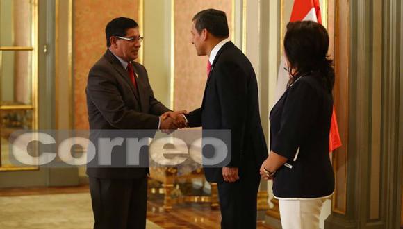 Ollanta se reúne con presidente regional de Huancavelica