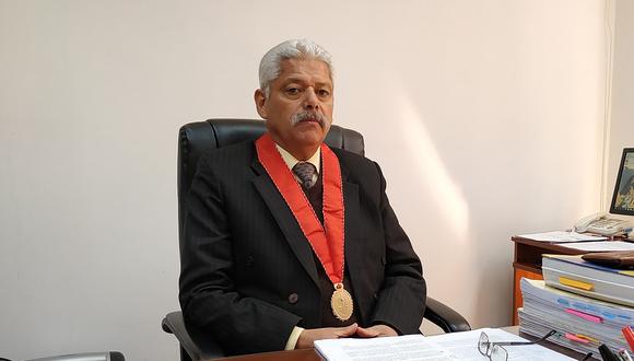 Luis Valdivia, presidente de la Junta de Fiscales Superiores de Huancavelica.