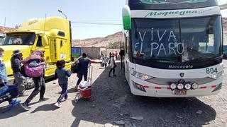Transportistas de carga y urbanos paralizan Tacna en rechazo ante el alza de combustibles