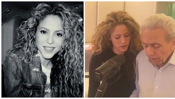 Shakira enternece Instagram al cantar junto a su padre por sus 87 años (VIDEO)
