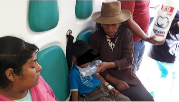 Diecisiete miembros de una familia se intoxican con almuerzo en Otuzco 