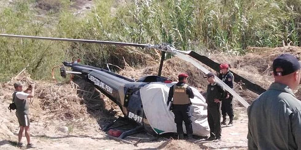 Helicóptero del ejército cae por falla mecánica (FOTOS)