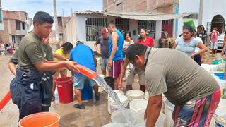 La Libertad: Pobladores del sector de Wichanzao, en La Esperanza, llevan casi tres días sin agua potable 