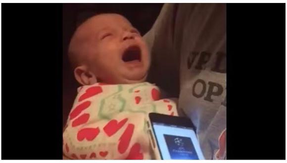 Champions League: bebé deja de llorar al oír el famoso himno (VIDEO)