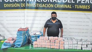 Tumbes: Hombre cae con más de 40 mil pastillas de contrabando