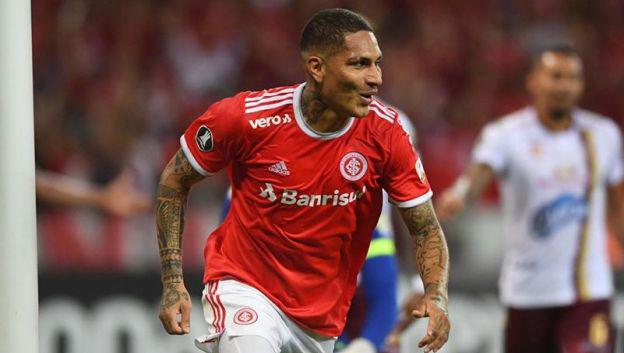 Paolo Guerrero anotó el gol de la victoria de Internacional sobre Deportes Tolima. (Foto: SC Internacional)