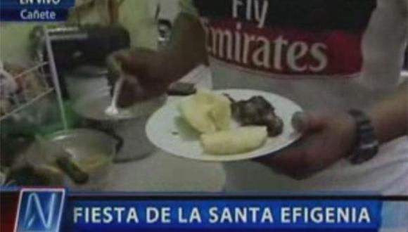 Pese a protestas en Cañete comieron gato en fiesta de Santa Efigenia 