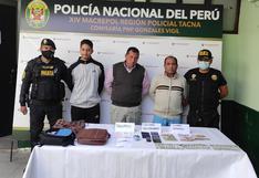 Tacna: Capturan a “Los Tinkeros de Coronel Mendoza” cuando iban a estafar
