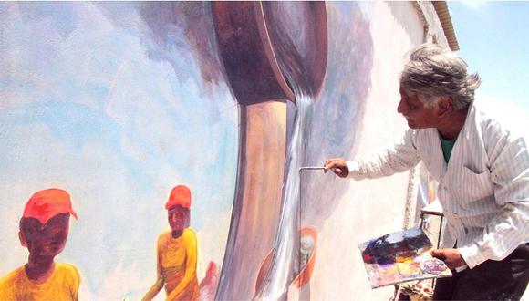 "El Niño Costero" inmortalizado por el pincel de don Teodoro Ayala