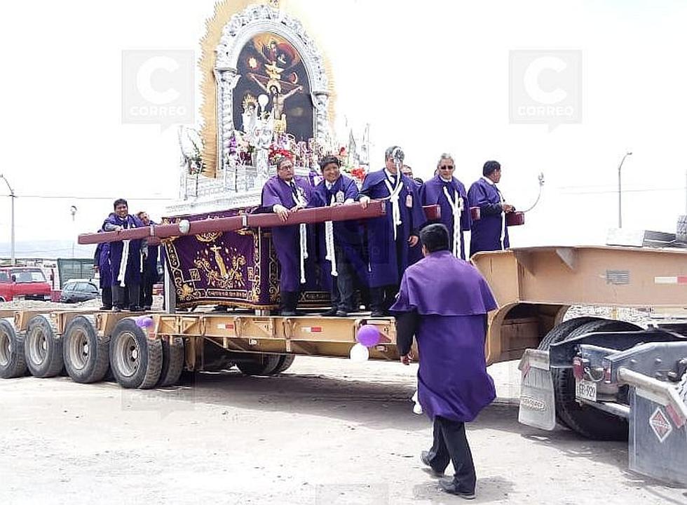 Imagen del Señor de los Milagros fue llevado a los penales de Tacna