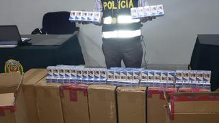 Incautan 31,690 cigarillos adulterados en tiendas de Trujillo