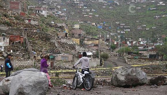 Ocho distritos con mayor riesgo frente a la temporada de lluvias en Arequipa