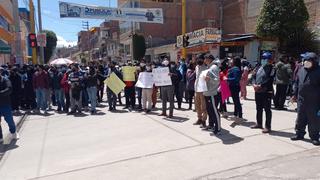 Propietarios, comerciantes y transportistas rechazan que Av. Manchego Muñoz sea vía peatonal en Huancavelica