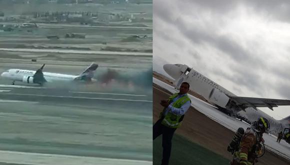 El avión iba con pasajeros. (Foto: Redes Sociales)
