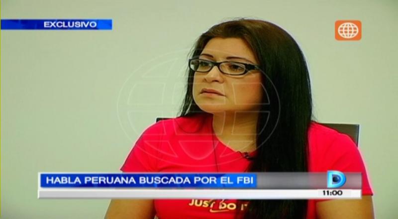 La peruana más buscada por el FBI, dice ser inocente