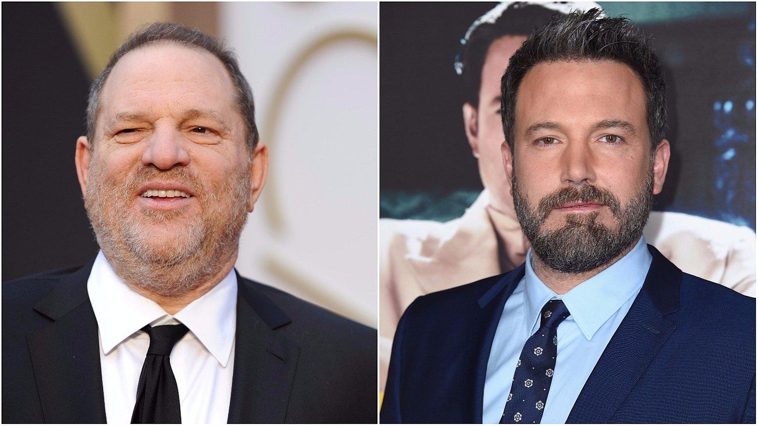 Ben Affleck donará los millones que ganó trabajando con Harvey Weinstein