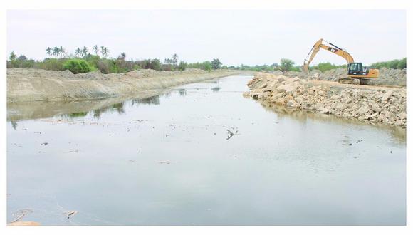 Se inician trabajos de descolmatación en el río Lacramarca