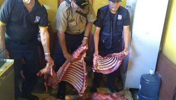 Decomisan 106 kilos de carne de burro en Sullana 