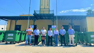 La Libertad: Donan 50 contenedores para mejorar limpieza del distrito de Laredo 