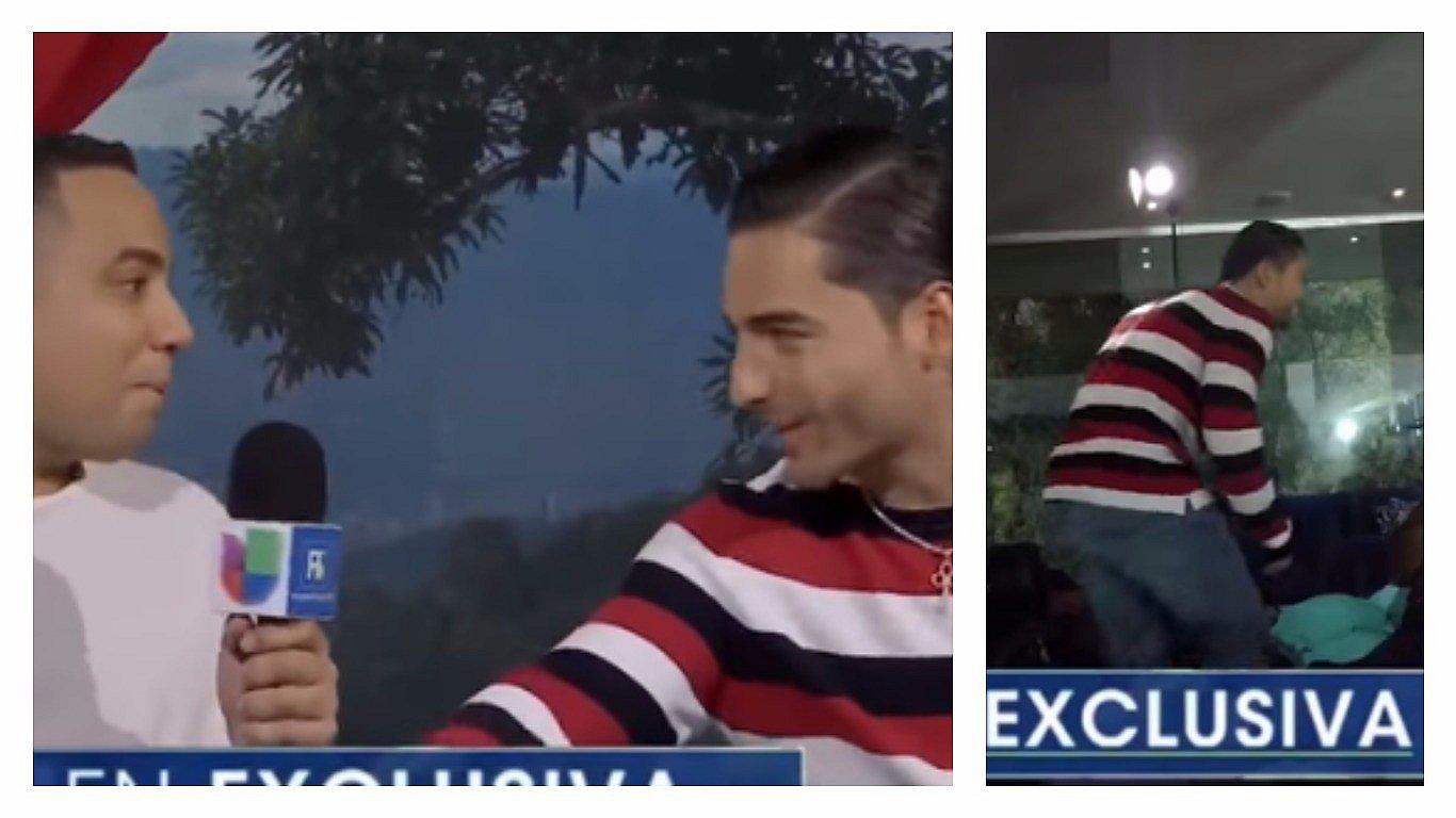 Maluma pierde la paciencia y abandona entrevista porque le preguntan por '4 babys' (VIDEO)