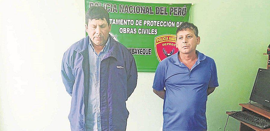 Detienen a dos obreros de construcción Civil que exigían "cupos" 