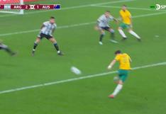Descontó Australia: autogol para el 2-1 ante Argentina en el Mundial (VIDEO)