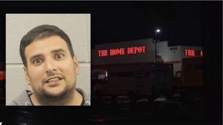 Hombre insulta, intenta arrollar y persigue con un machete a trabajadores afuera de un Home Depot