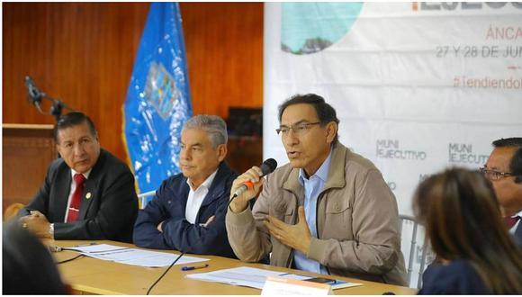 Martín Vizcarra participa del Muni Ejecutivo Extraordinario en Huaraz (VIDEO)