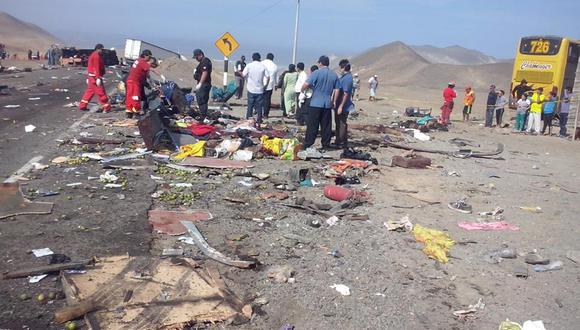 Accidente en Huarmey:  “Soñé con letras que decían muerte”