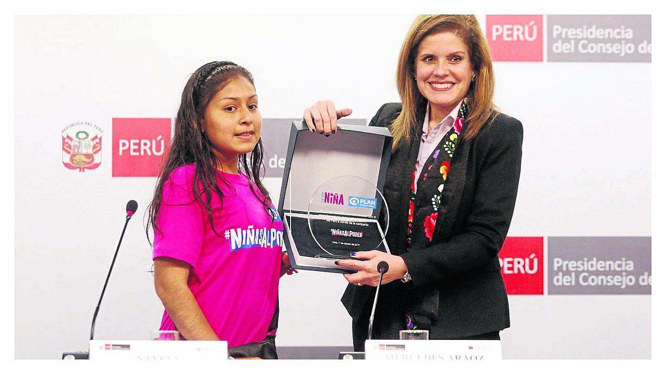 Niña piurana asumió por un día el cargo de primera ministra