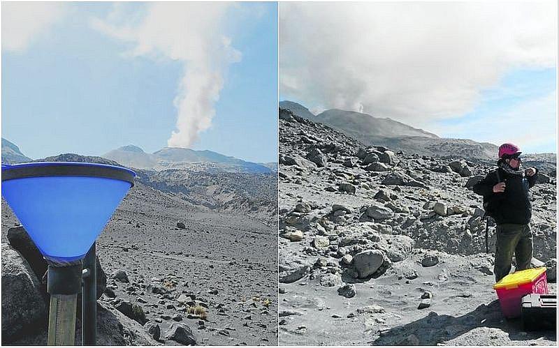 Sabancaya, el segundo volcán más activo del Perú está en erupción desde el 2016