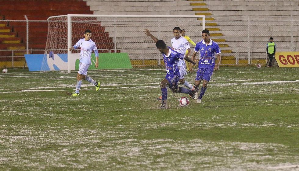 El increíble partido con granizo que jugó Real Garcilaso con el Binacional en Cusco (FOTOS - VIDEO)