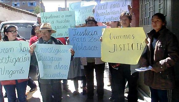Familiares de desaparecidos piden que fiscal recoja evidencias de presunto secuestro (VIDEO)