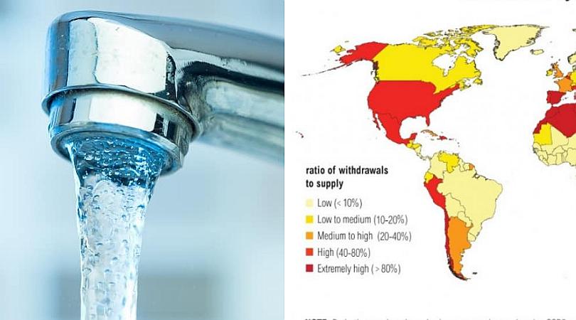 Conoce los países con más riesgo de quedarse sin agua