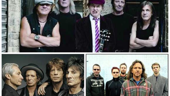 ​AC/DC, The Rolling Stones y Pearl Jam tocarían en Sudamérica en 2015 (Videos)