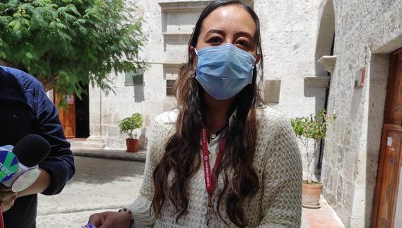 Consejera realizó denuncia contra red de salud Arequipa-Caylloma. (Foto: Nelly Hancco)